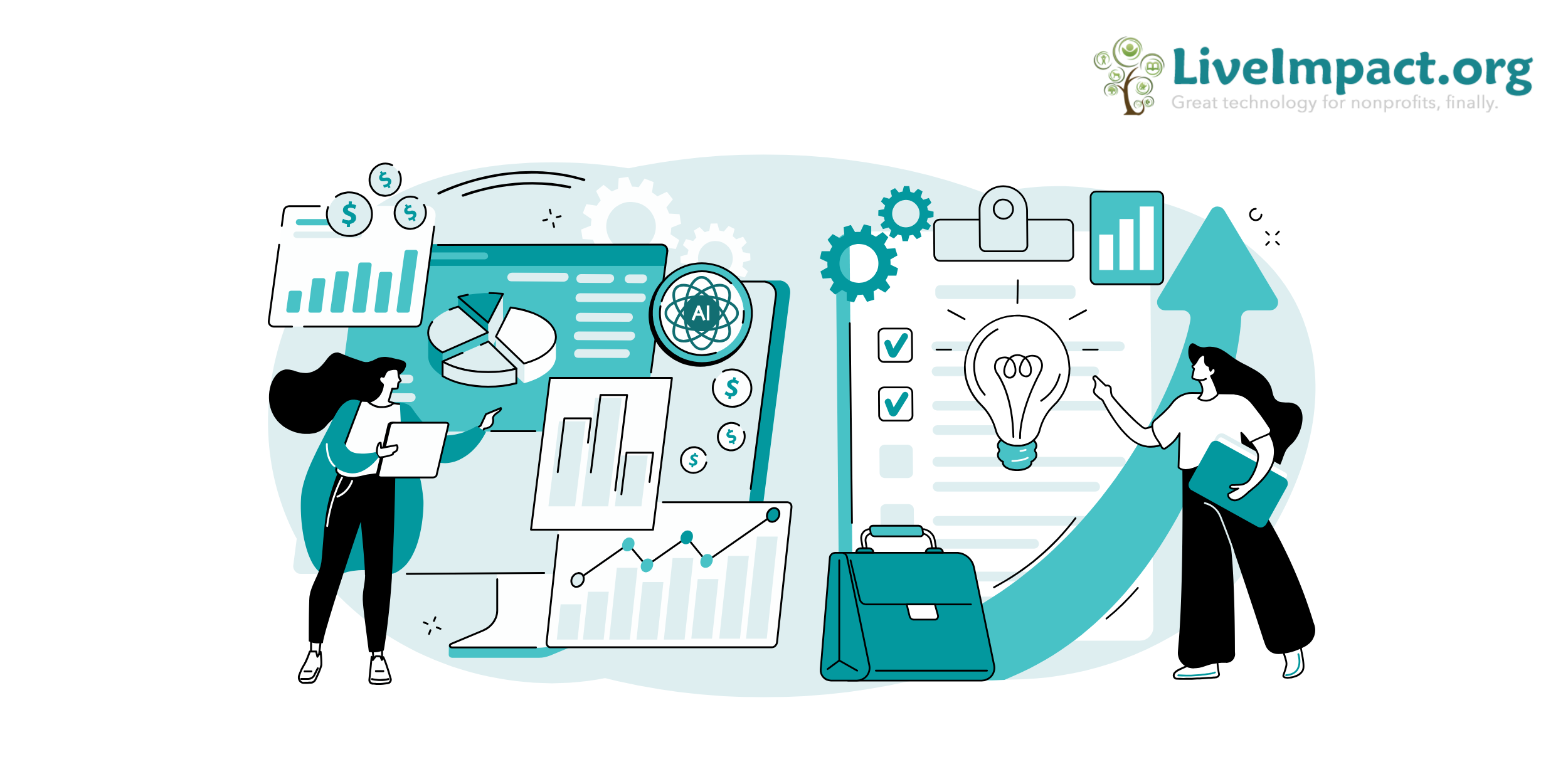 People using a system for case management