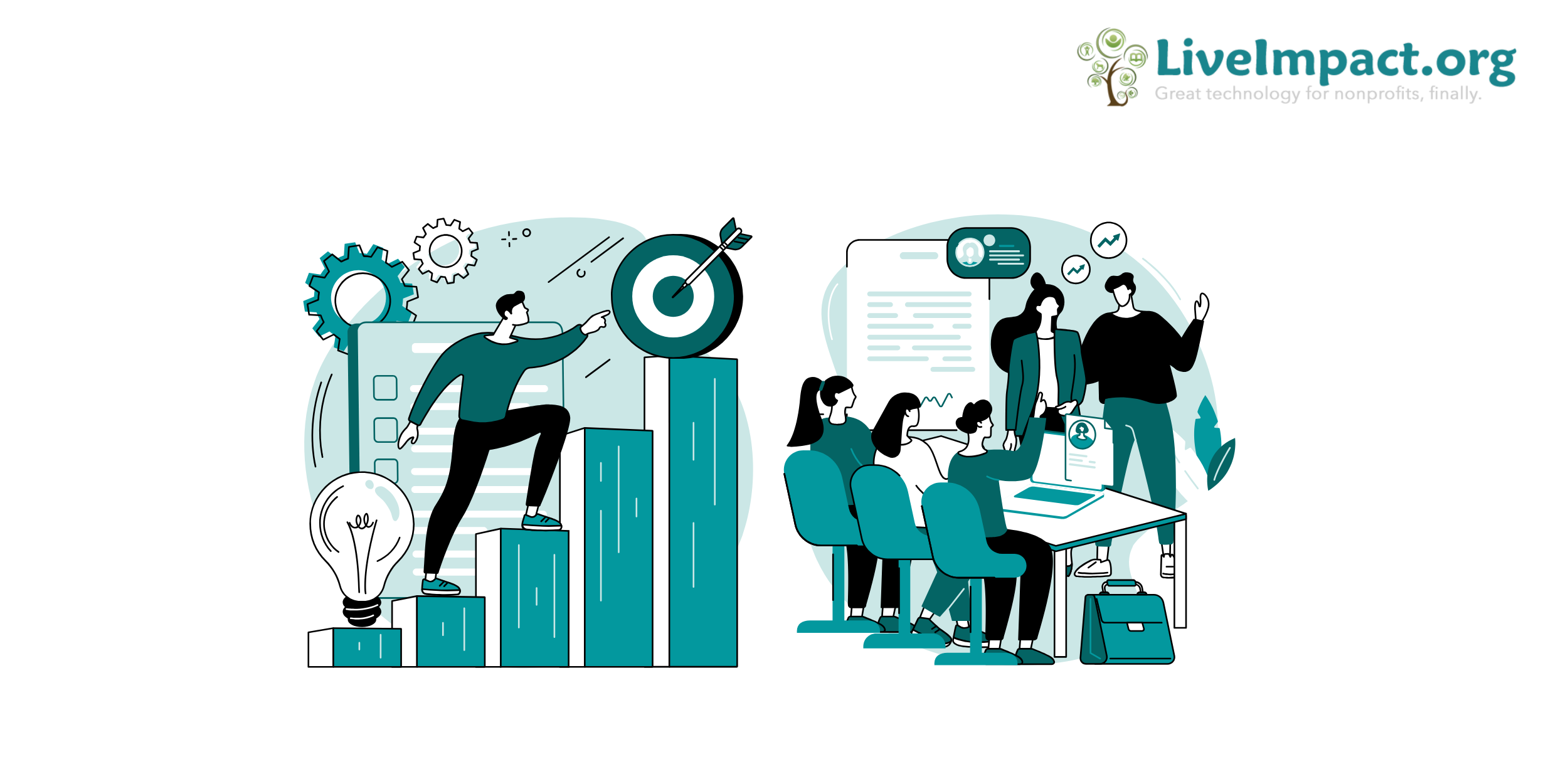Nonprofit software being used for strategic planning and growth