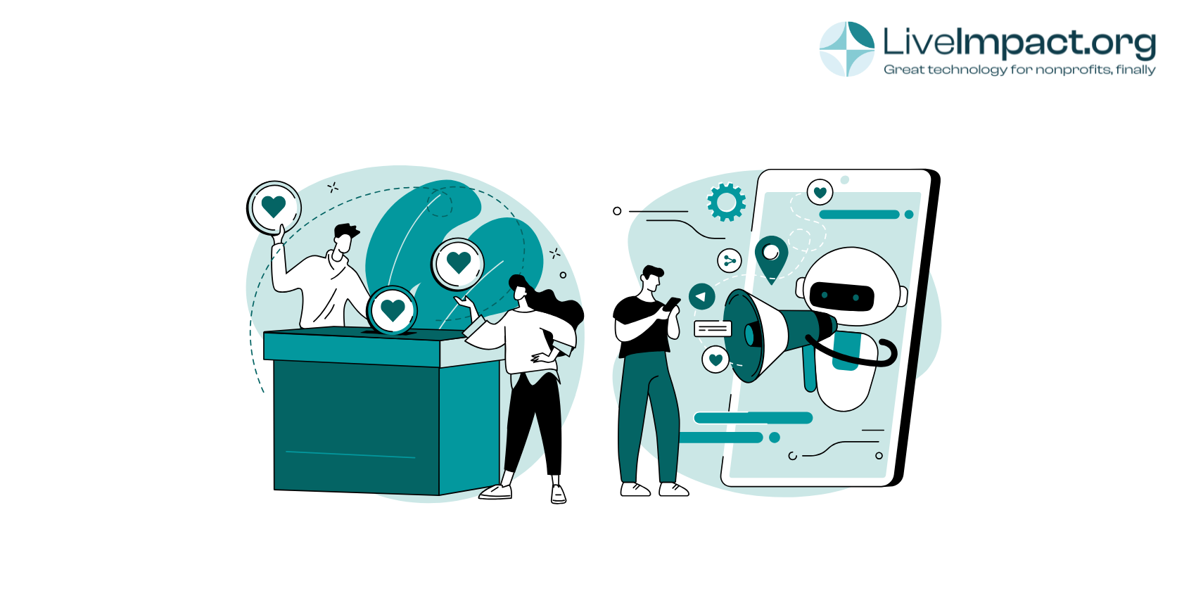 A glimpse of donor management software in use